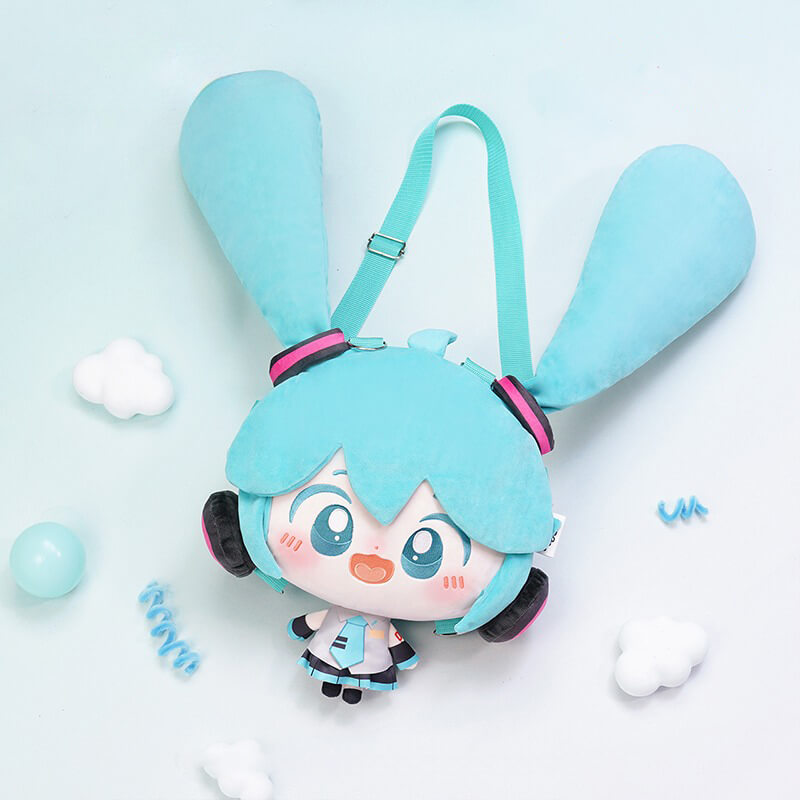 Chibi Hatsune Miku Big Head Plush Backpack - Kawaii – KawaiiEnvy