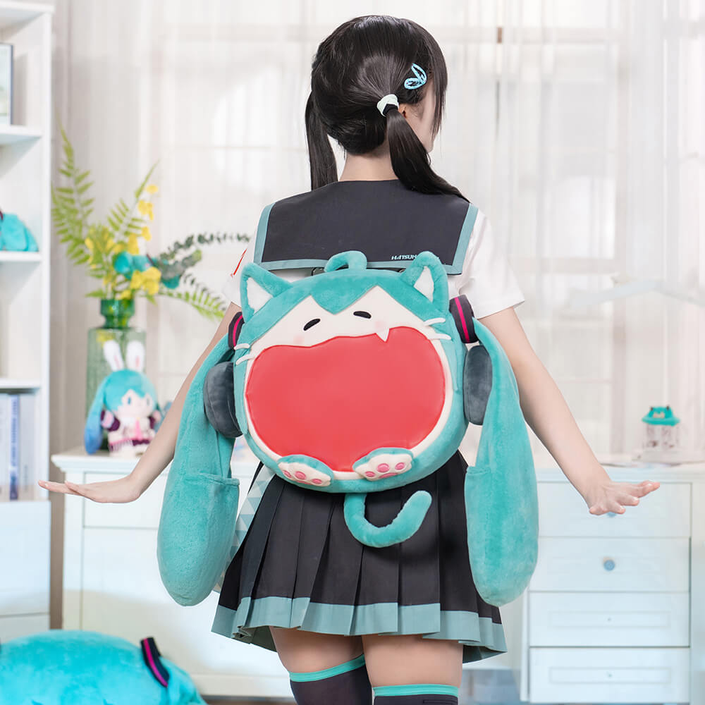 Hatsune Miku Cat NyaNya Plush Ita Backpack Miku Cat Ita Backpack