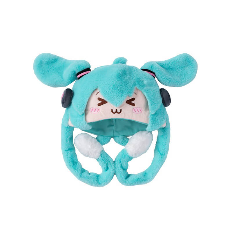 Hatsune Miku Flap Moving Ears Plushie Hat – KawaiiEnvy