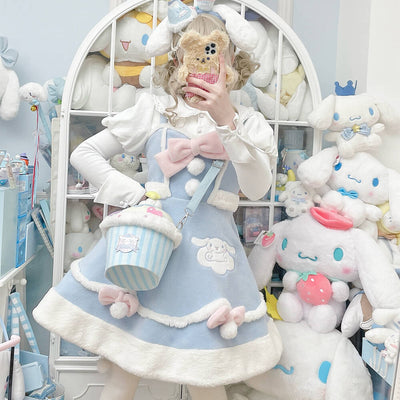 Pastel-Blue-Cinnamoroll-Pompom-Bowknots-Sweet-Lolita-JSK-And-Cinnamoroll-Cake-Crossbody