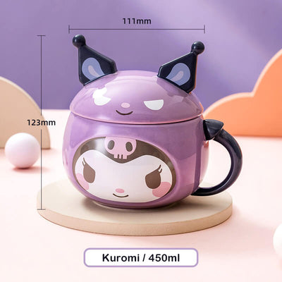 Purple-Kuromi-Baku-3D-Embossed-Ceremic-Mug-With-Lid-450ml