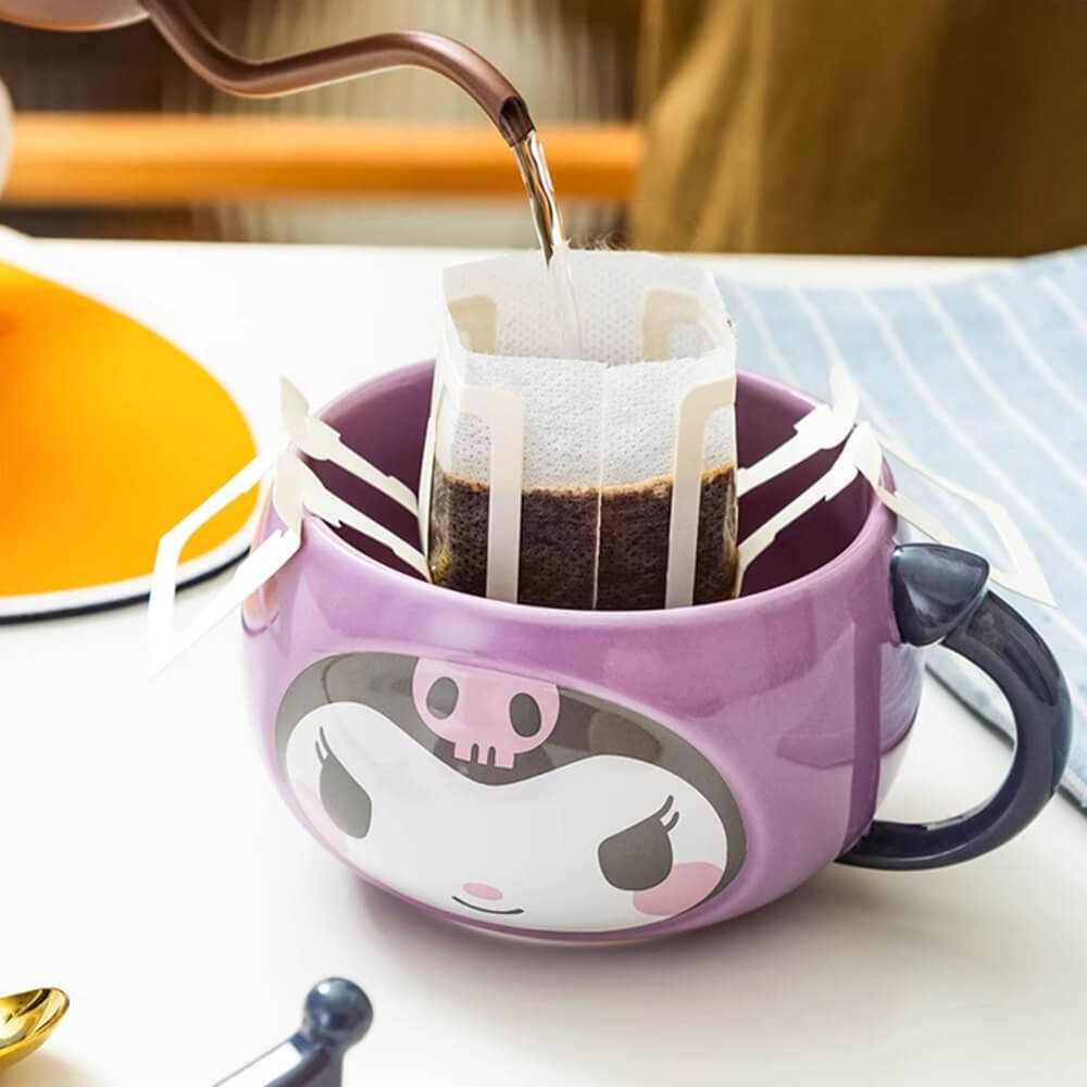 Purple-Kuromi-Mug-With-Tail-Handle-Enjoy-Your-Coffee