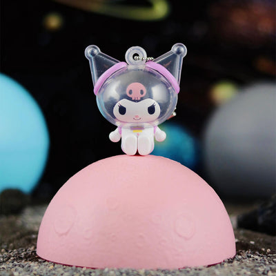 Sanrio-Character-Candy-Planet-Series-Kuromi-Astronaut-Magnetic-Figurine-With-Ballchain