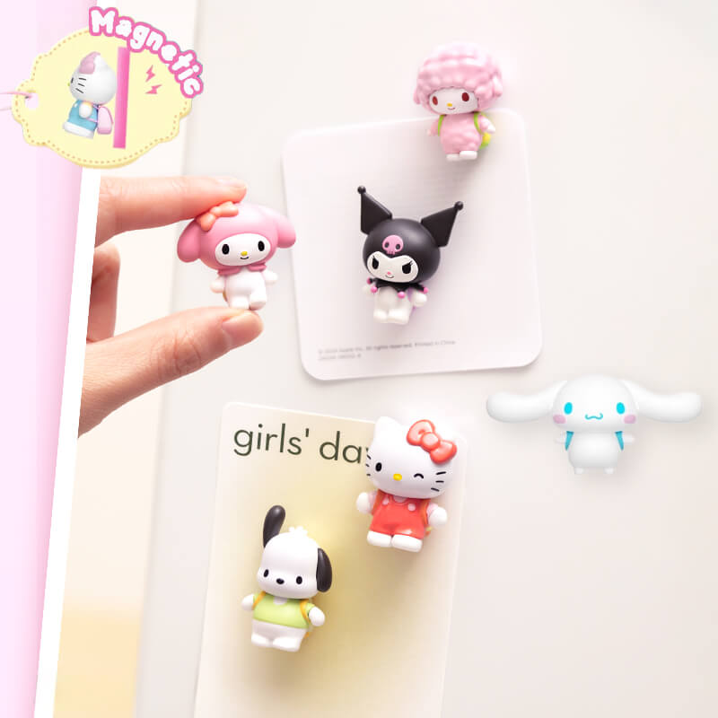 Sanrio-Character-Cute-Backpack-Design-Magnetic-Mini-Figurines