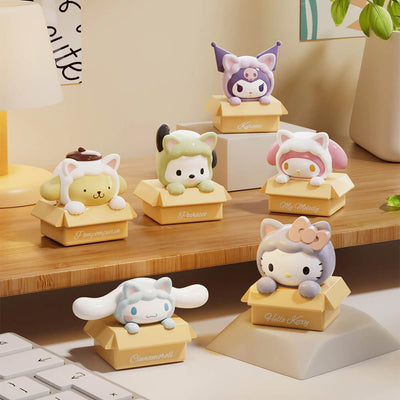 Sanrio-Character-Meow-Series-Pop-Up-Cardboard-Box-Figurines