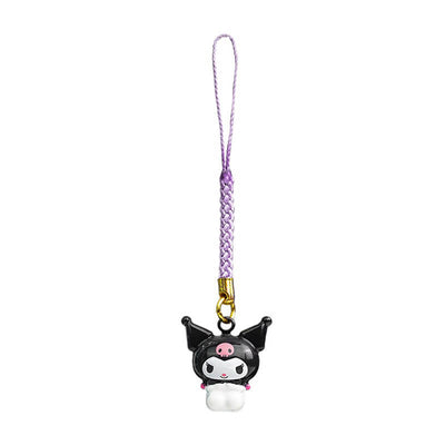 Sanrio-Cheeky-But-Charming-Kuromi-Mascot-Braided-Strap-Bell-Charm