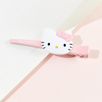 Sanrio-Hello-Kitty-Face-Long-Alligator-Hair-Clip-Pink