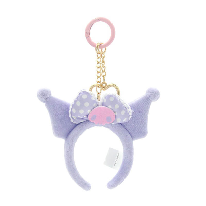 Sanrio-Kuromi-Mini-Plush-Headband-Figural-Keychain