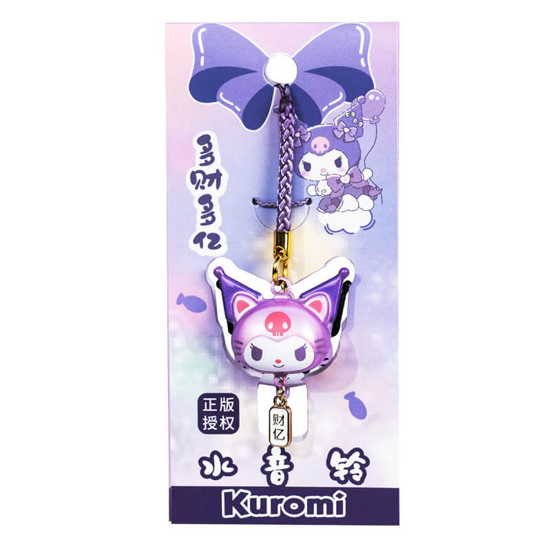 Sanrio-Kuromi-Omamori-Bell-Charm-Abundant-Wealth