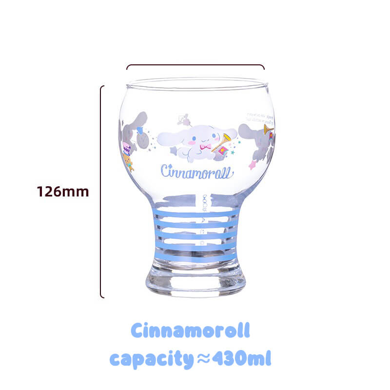 Sanrio-License-Cinnamoroll-Illustration-Slim-waist-Beer-Glass-430ML