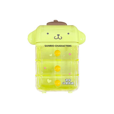 Sanrio-Pompompurin-Yellow-Mini-Drawer-Storage-Box