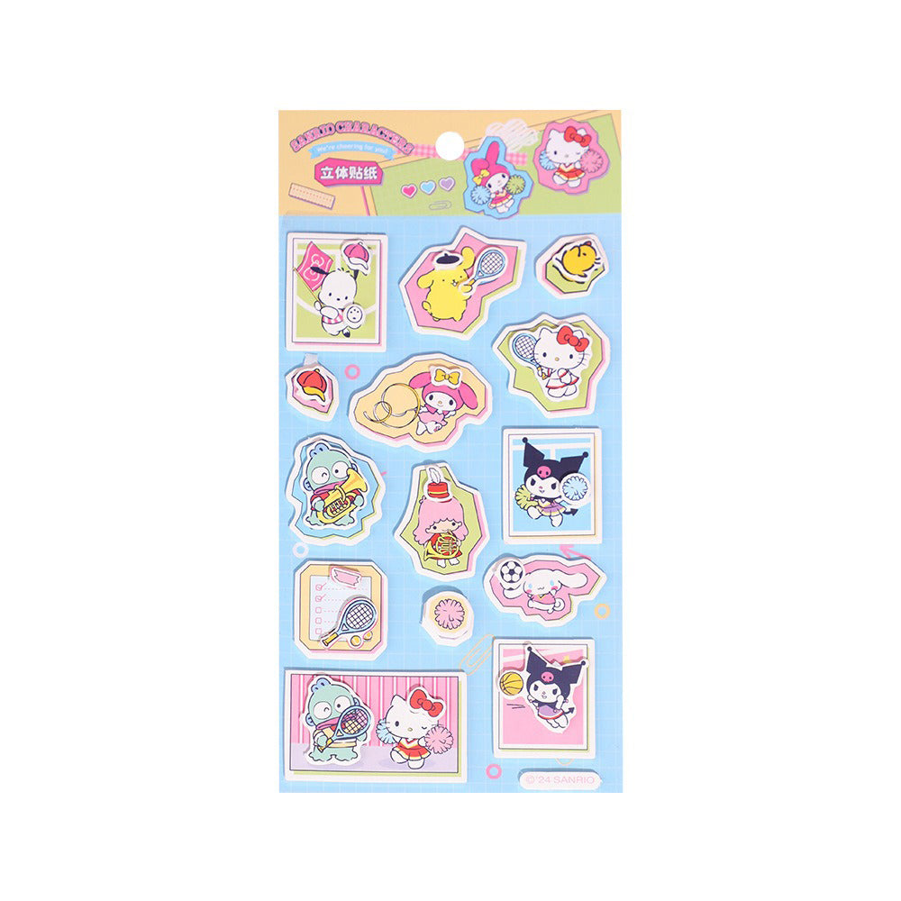 Sanrio-Sports-Time-3D-Stickers-Set-Style-A