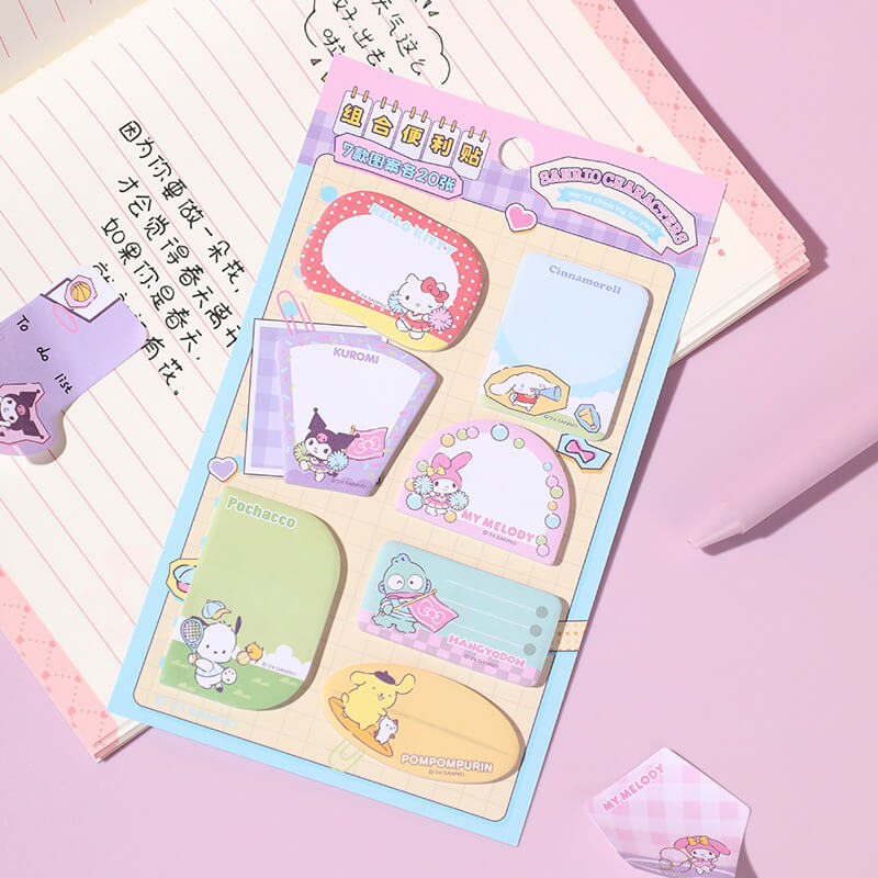 Sanrio-Sports-Time-Sticky-Notes-Set-Style-1