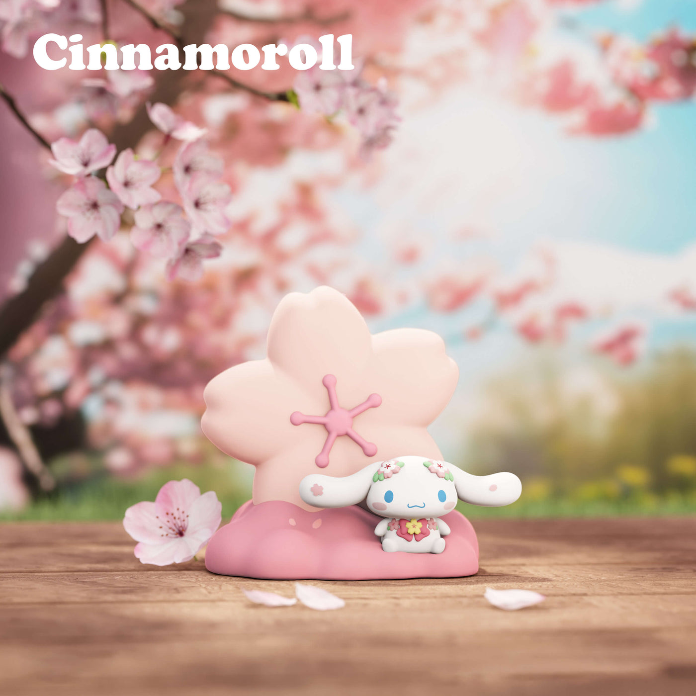 Sanrio-sakura-flower-shaped-cinnamoroll-doll-led-night-light-pink