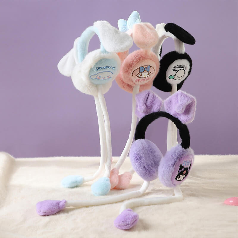 Sanrio Earmuffs with Moving Flap Ears | 4 Character Designs Available ...