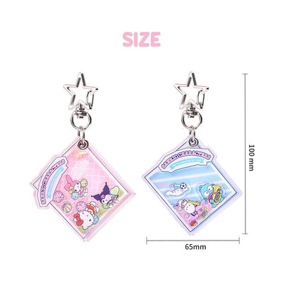 Size-Information-Of-Sanrio-Sports-Time-Acrylic-Shaker-Keychains