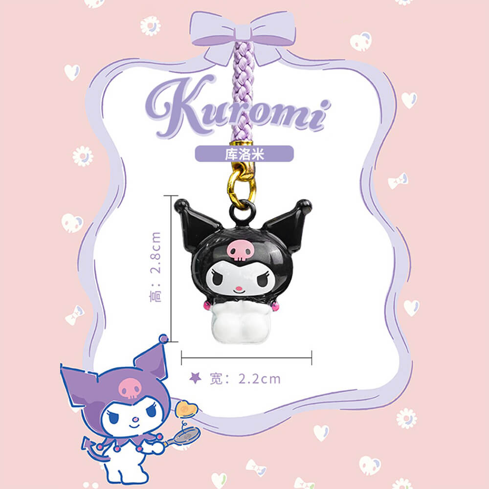 Size-Of-Charming-Kuromi-Mascot-Bell-Charm