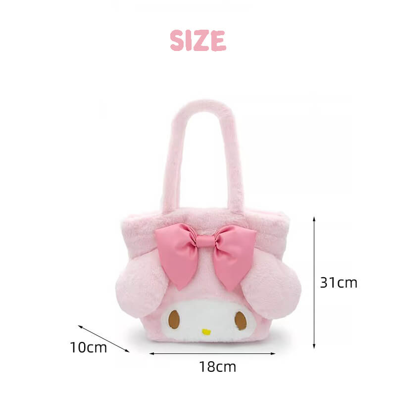 My Melody Face Large Capacity Plushie Tote – KawaiiEnvy