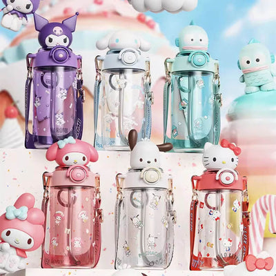 Sunshine-Sanrio-Doll-Portable-Straw-Water-Bottle-650ml