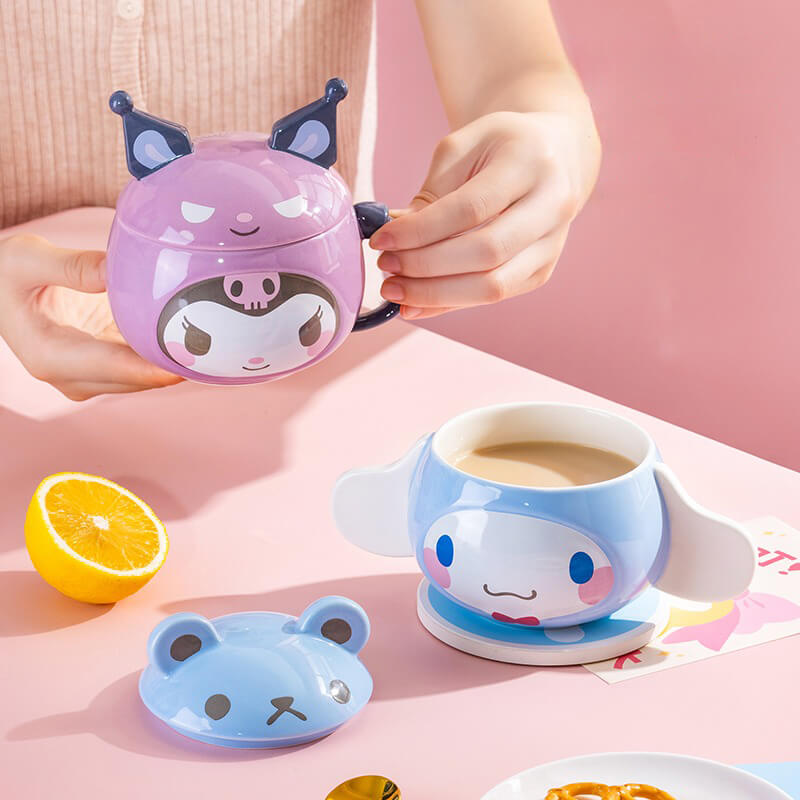 Super-Kawaii-Cartoon-Mugs-With-Handles-Kuromi-Cinnamoroll