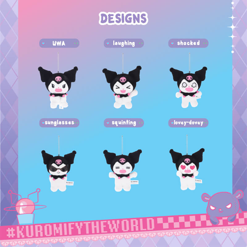 Unbox six unique Kuromi expressions for a surprise experience