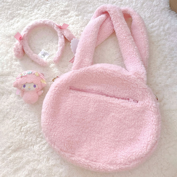 My Sweet Piano Face Lambwool Plush Bag – KawaiiEnvy