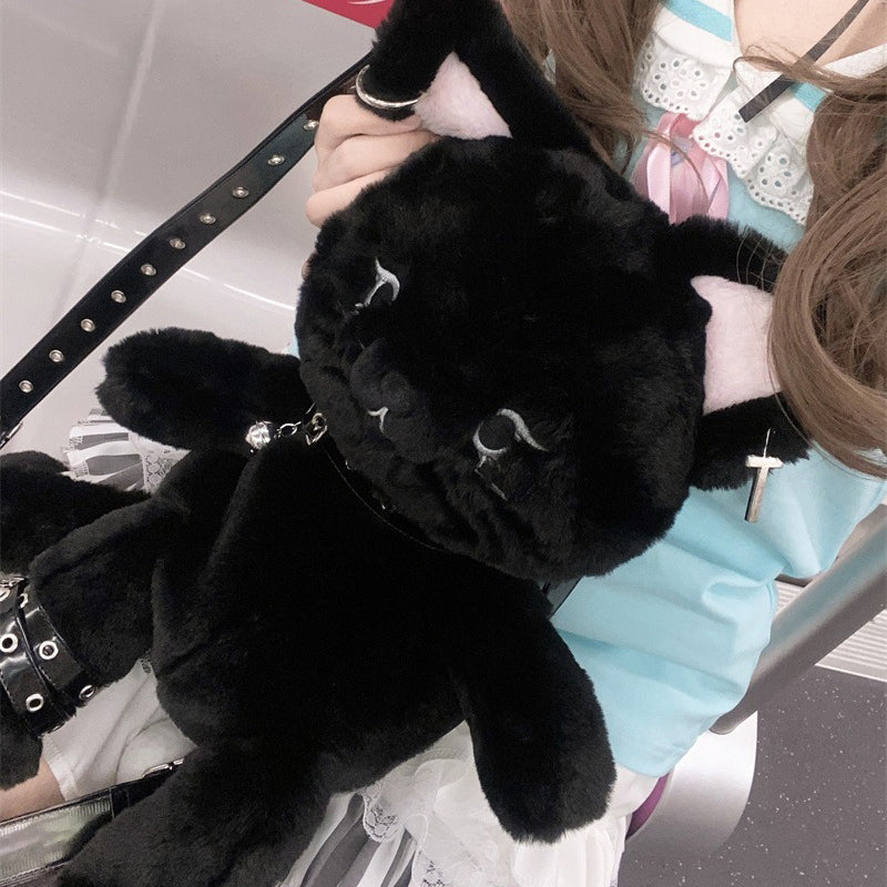 black-cat-plush-toy-backpack-with-soft-long-hair-detachable-collar-bell-and-adjustable-shoulder-straps