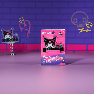 card-packaging-of-the-cute-graffiti-style-kuromi-acrylic-shake-spring-stand