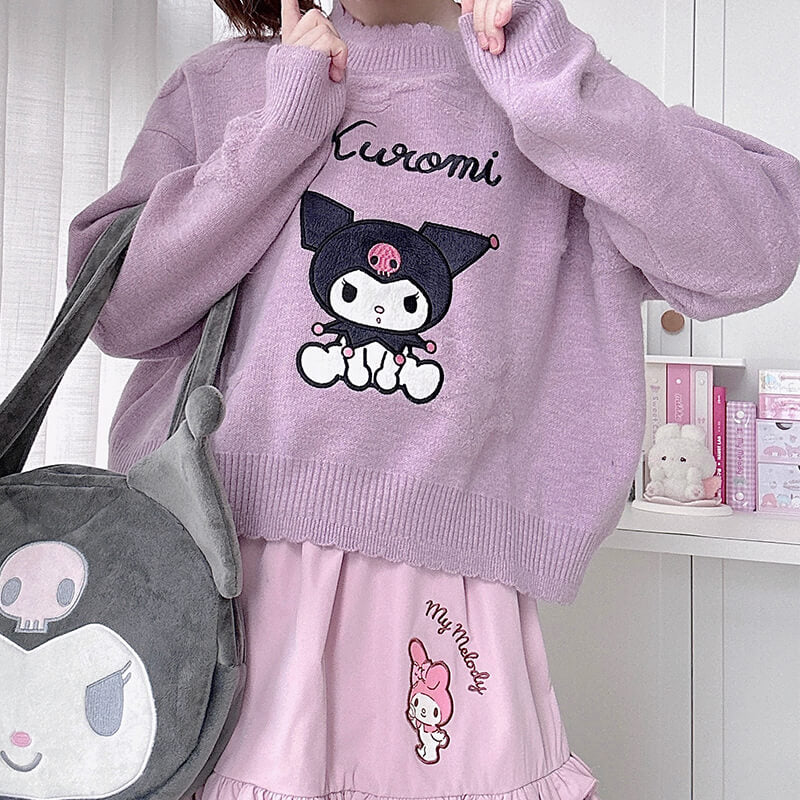 cheeky-but-charming-kuromi-sweater-ootd