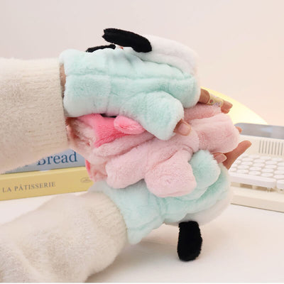 Sanrio Licensed Cute Plush Flip Mittens