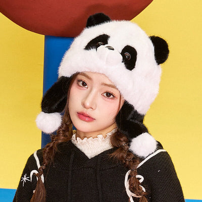 cute-fuzzy-panda-hat-perfect-for-holiday-outfits