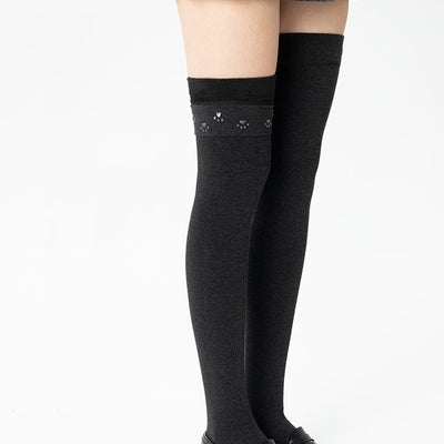 Velvet Over-the-Knee Non-Slip Socks