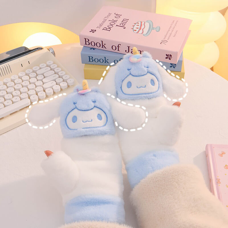 fashionable-sanrio-cinnamoroll-unicorn-gloves-for-teen-girls