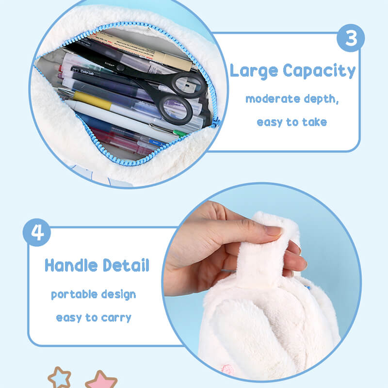 features-of-the-cinnamoroll-pen-large-capacity-and-portable-handle-details