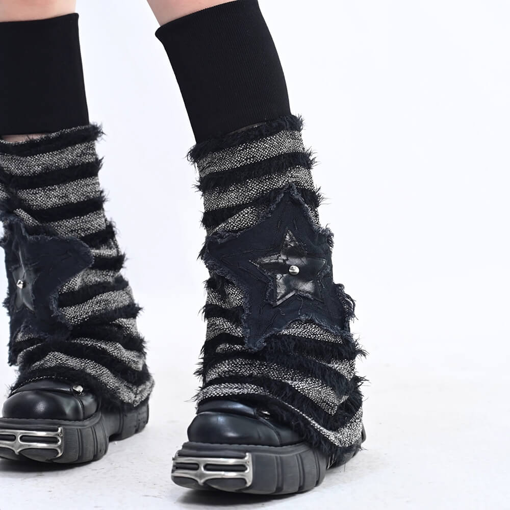 flare-leg-warmers-with-stars-embelishment