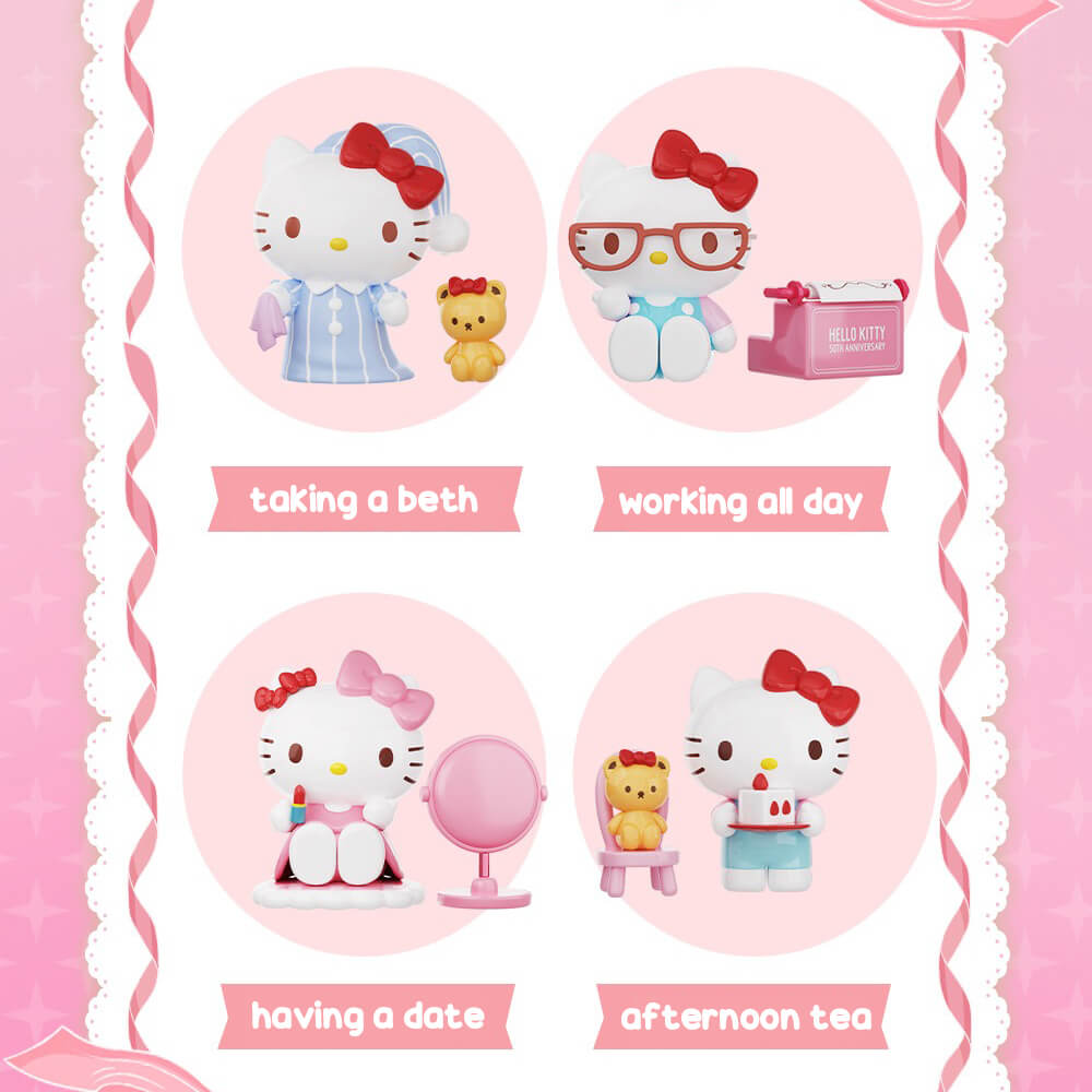 Hello Kitty Daily Life Figurine Series - Cute Collectibles for Home ...