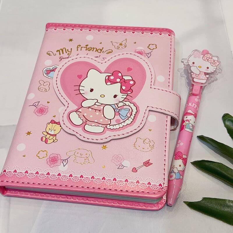 バーゲンで Notebook Stationery A6 Sanrio With KawaiiEnvy – Pen Gel フラワー・リース