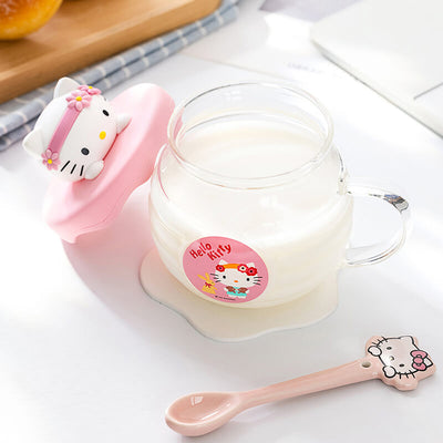 japanese-cute-sanrio-hello-kitty-glass-cup-with-hello-kitty-spoon