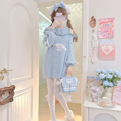 kawaii-aesthetic-cinnamoroll-sweater-dress-outfit