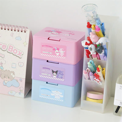 kawaii-aesthetic-desk-setup-stackable-organization-boxes