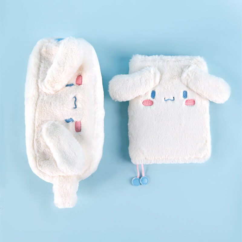 Cinnamoroll Portable Fluffy Pencil Case White