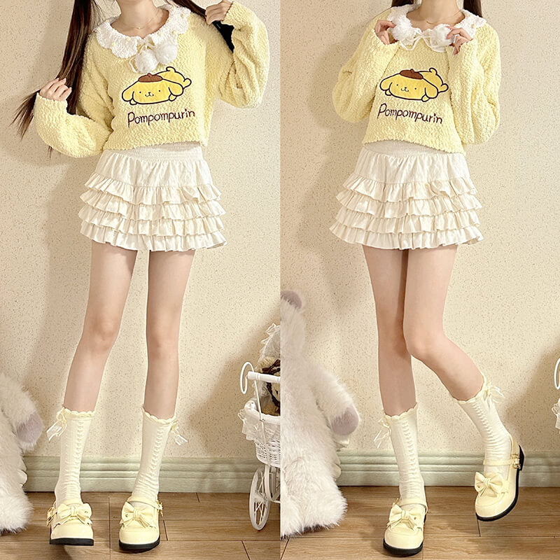 kawaii-cute-girl-outfit-styled-with-pompompurincrop-sweater-and-mini-cake-skirt
