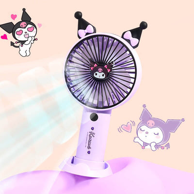 kawaii-cute-sanrio-license-kuromi-handheld-usb-electric-fan