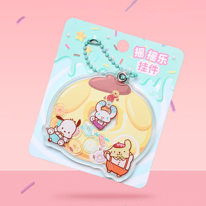 kawaii-fun-pompompurin-donut-shaped-acrylic-charm-with-a-ballchain