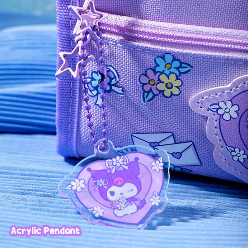 kawaii-purple-canvas-pencil-case-with-cute-star-kuromi-acrylic-pendant