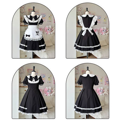 kuromi-maid-dress-front-and-back-display