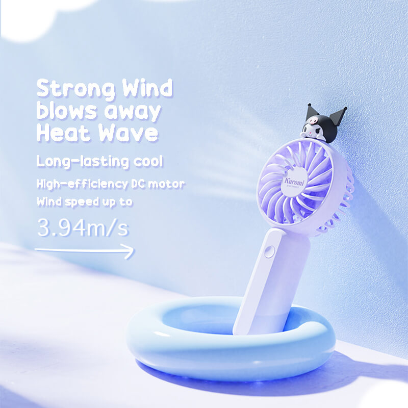 kuromi-portable-fan-with-strong-wind-blows-away-heat-wave