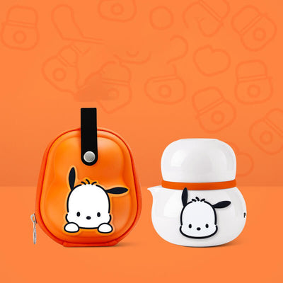 limited-edition-of-sanrio-pochacco-teacup-set-with-orange-color