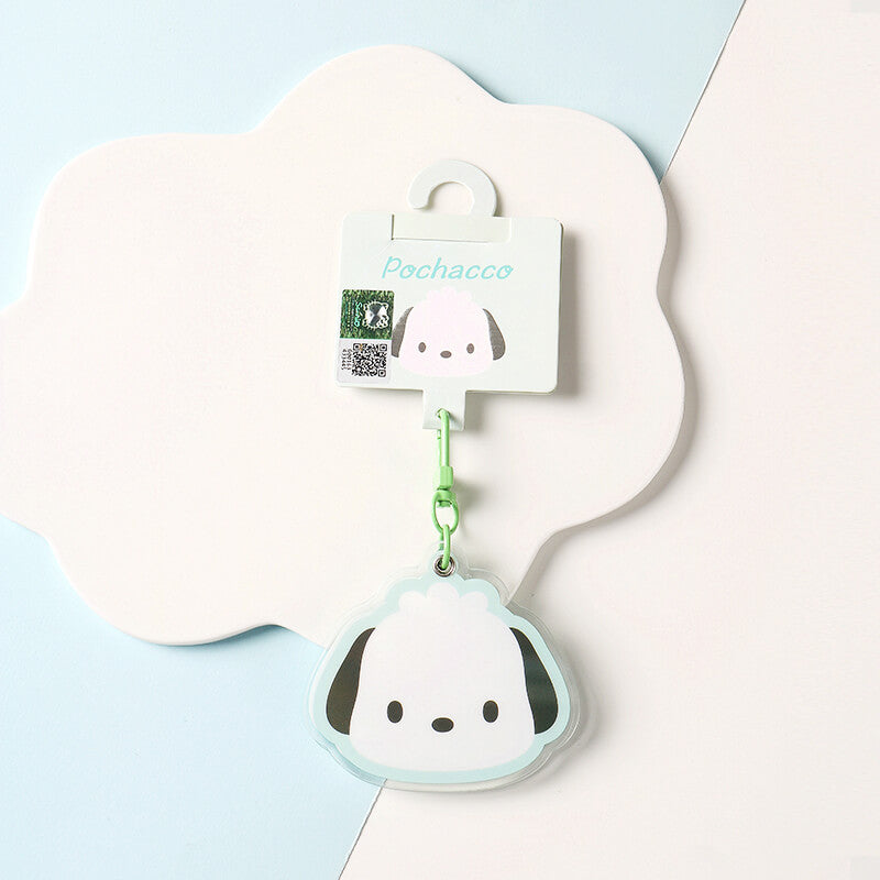 lovely-die-cut-pochacco-face-rotating-slide-pocket-mirror-keychain