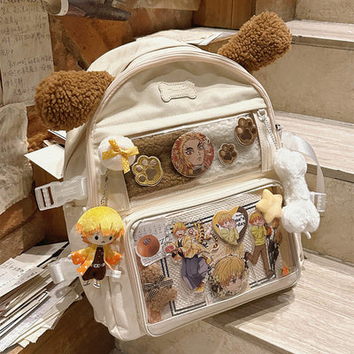 lovely-puppy-inspired-ita-backpack-with-bone-pendant-in-beige